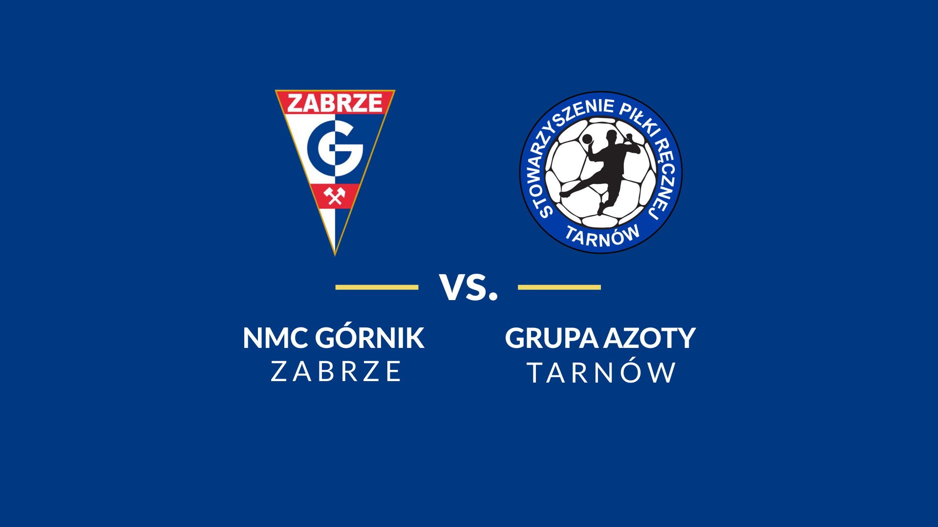 baner - logotypy Górnik Zabrze i Grupa Azoty Tarnów