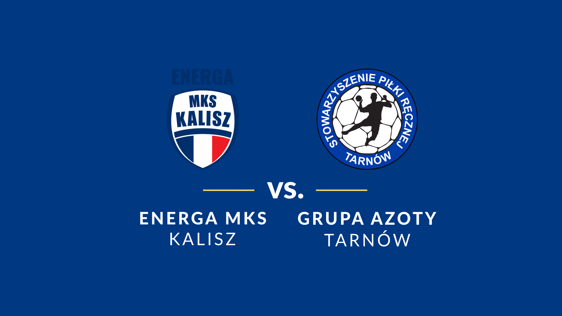 baner - logotypy Grupa Azoty Tarnów i MKS ENERGA Kalisz