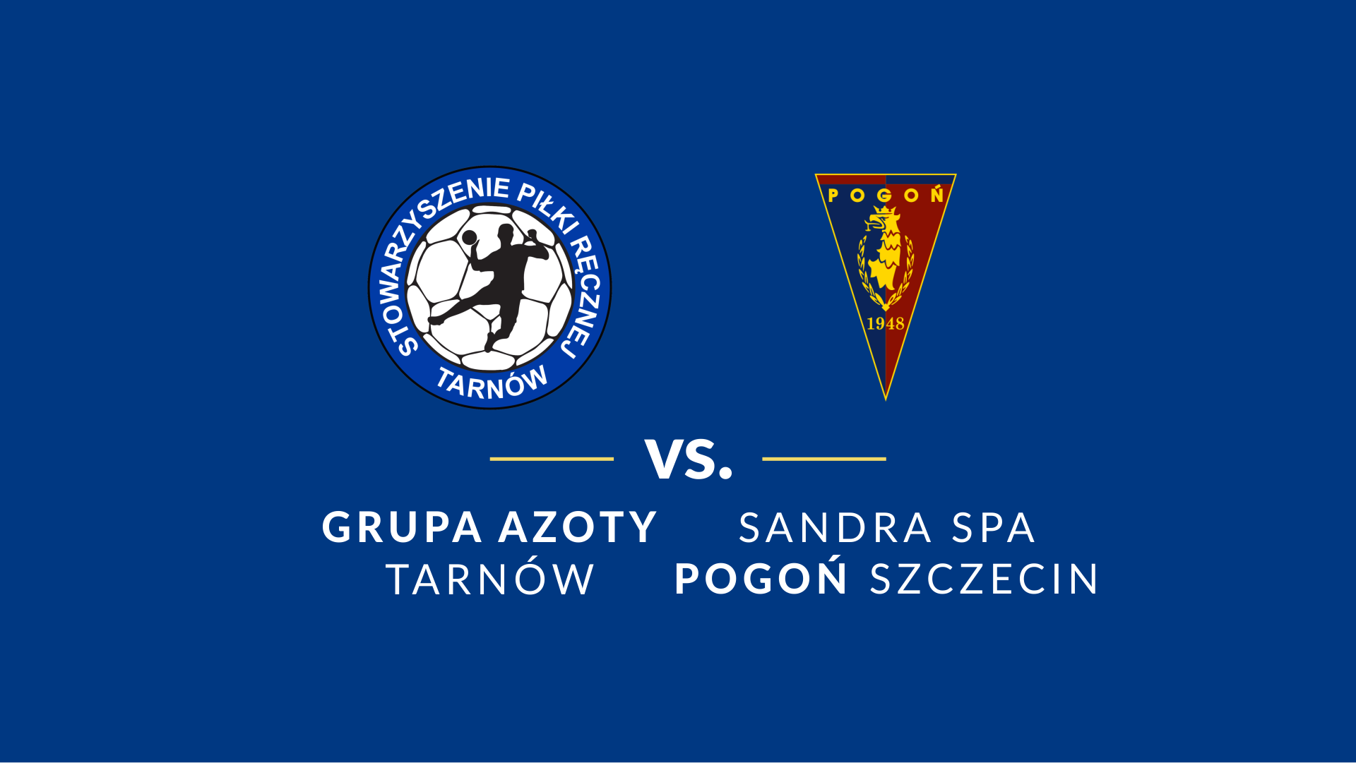 baner - logotypy Grupa Azoty Tarnów i Pogoń Szczecin