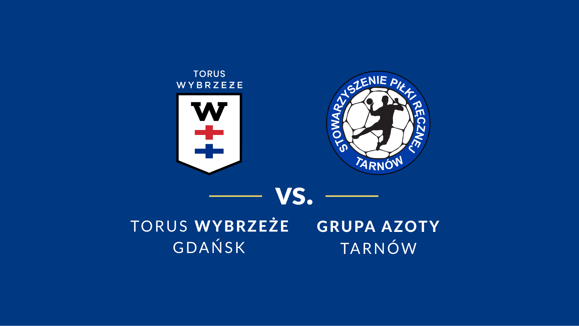 baner - logotypy Grupa Azoty Tarnów i Torus Wybrzeże Gdańsk