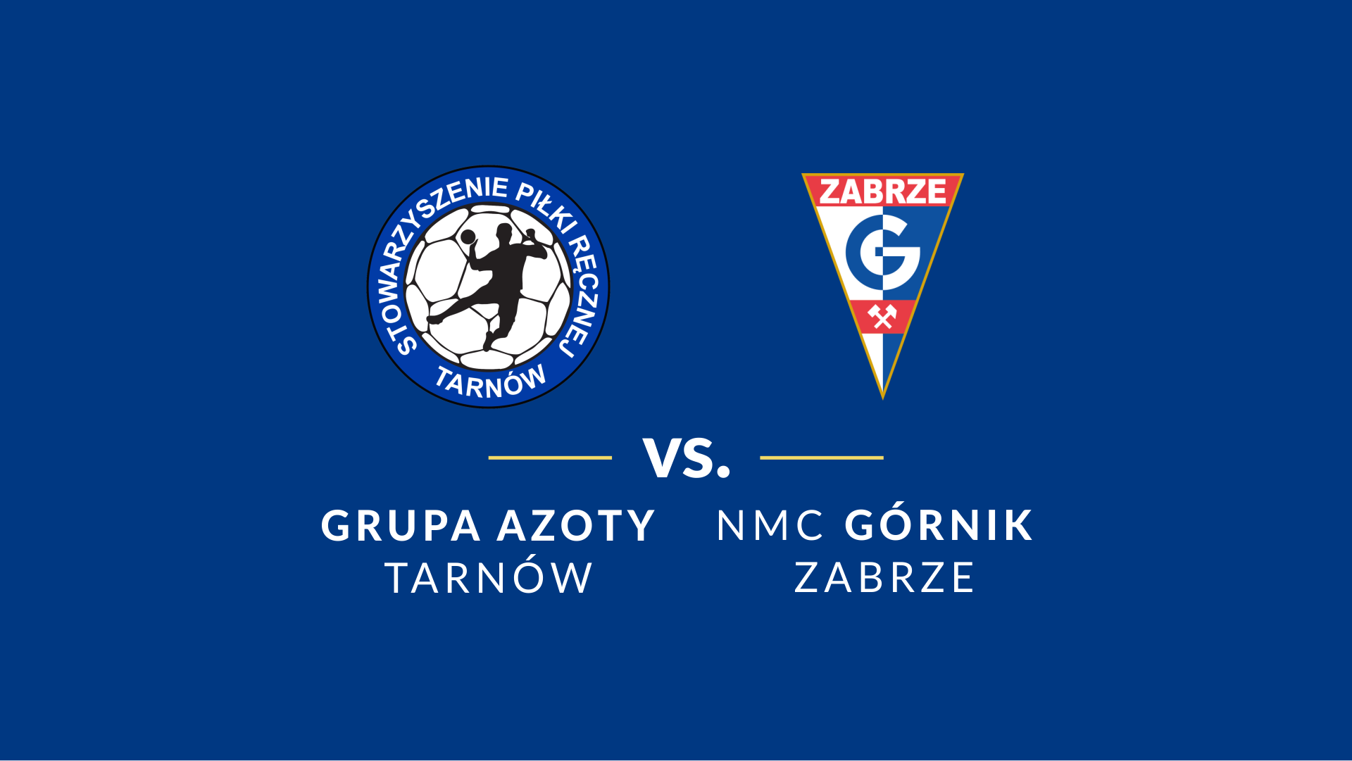 baner - logotypy Grupa Azoty Tarnów i NMC Górnik Zabrze