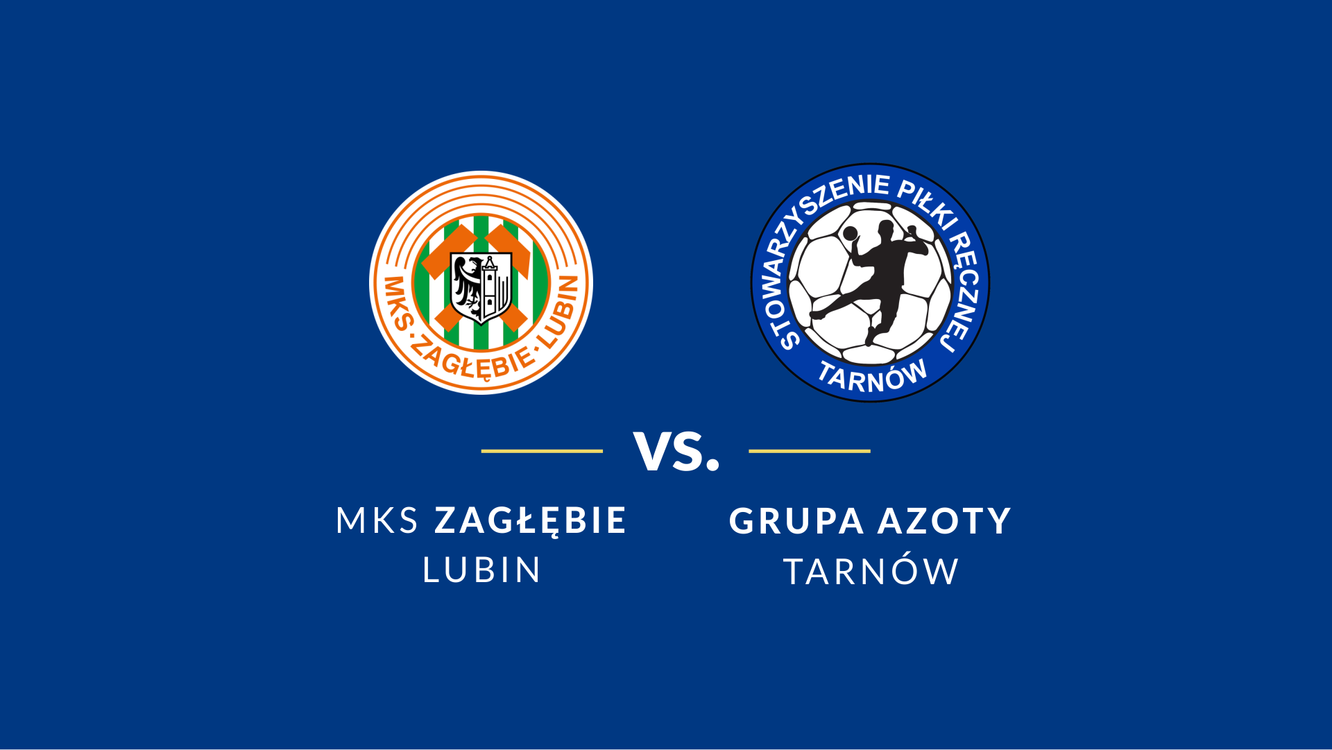 baner - logotypy Grupa Azoty Tarnów i Zagłębie Lubin