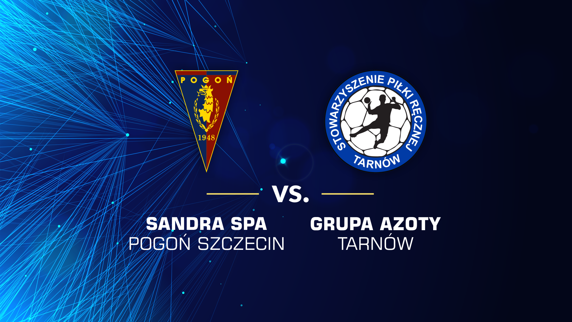 baner promujący mecz z Sandra Spa Pogoń Szczecin